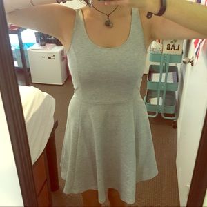 Light grey jersey dress